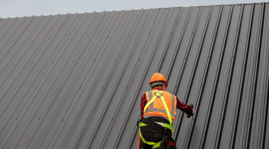 Professional metal roof installation services in Davis City, IA